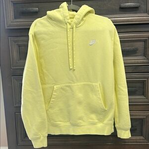 Nike Men's Yellow Hoodie